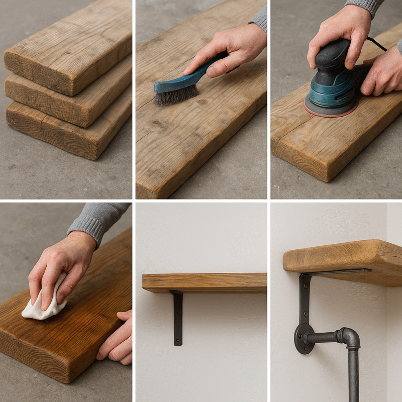 Prepare scaffold boards Proccess