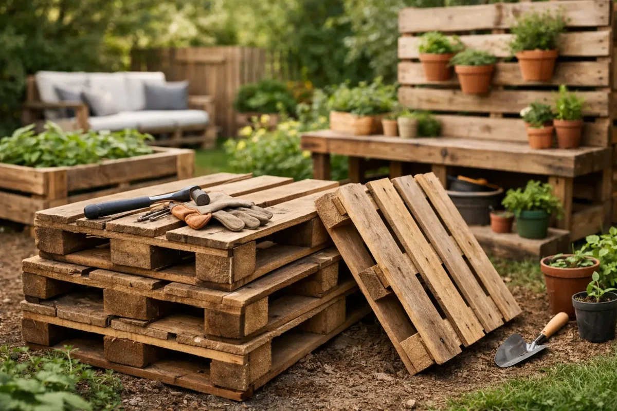 Wooden Pallets for Garden Projects That Last